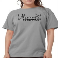 Cafepress - Ukrajina Stopwar majica - Ženska komforna boja® košulja