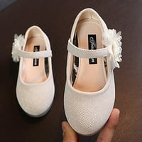 B91XZ Sandale za djevojke za dijete Dječja kožna kožna cipela Modna biserna Big Cvjetna djevojka Mala