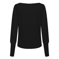 Košulje s dugim rukavima za žene Ženska modna casual kvadratna mreža za rezanje talasnog mesta Top Fragarn