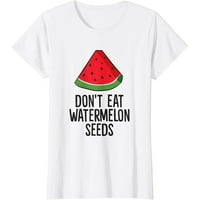 Trudnoća lubenica ne jedu slabene sjemenke smiješne muške majice kratkih rukava
