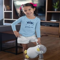 Mala princeza slogan. Toddler dugih rukava -Image od shutterstock