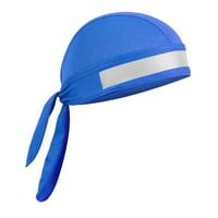 Reflektivna lobanja hat bandana glava zamotavanje prozračnih obloga Beanie Blue