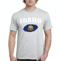 - Muška majica kratki rukav, do muškaraca veličine 5xl - Idaho zastava