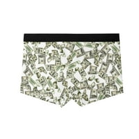Muška novost donje rublje Boxer Gathers Cash Banknote Stilovi, jedinstveni uzorak, jedinstveni pokloni