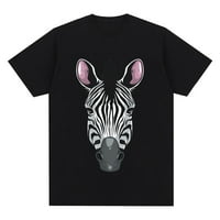 Funny Zebra Print dizajn za muškarce Ženska traka safari majica