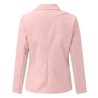 Ugodan stilski svestrani blejzer Qwang Plus sizeok jakna s džepovima, ženskom blejlovom jaknu od punog