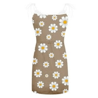 Cvjetne V vrat Haljine za ženske haljine ljetne ponude Redovna fit bez rukava casual beach camis ljetni