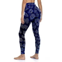 Prilagođene široke pantalone za noge za žene vježbanje na tajicama Fitness Sportski trčanje joga hlače