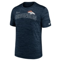 Muška nike mornarica Denver Broncos majica za vezoru za brzinu