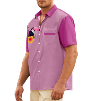 TOCO TOUCAN Džepni džep Prozračna ljetna majica kratkih rukava Havajska majica za upoznavanje i putovanja