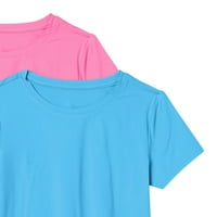 Shiusina T majice za žene Ženske Stretch kratkih rukava Crewneck majica od 2