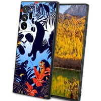 Kompatibilan sa Samsung Galaxy Note ultra 5g Telefon Telefon, Jungle-Theme-Monkey-Tiger-CASE silikonska