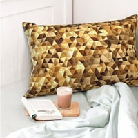 Zlatni trokut Dječji jastuci jastuci na listu na poklopcima navlake za uređenje spavaće sobe pravokutnik