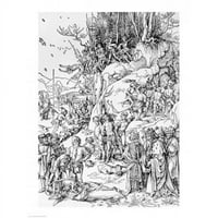 Mučeništvo deset hiljada kršćana na planini Ararat poster Print Albrecht Durer - In. - Veliki