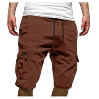 Gahvov teretni pantalone za muškarce teretne pantalone za muške plus veličine Bermuda kratke hlače Joggers