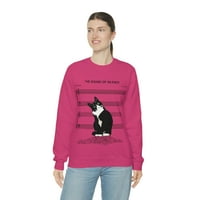 Obiteljskop LLC TUXEDO CAT Zvuk majice tišine, smiješna košulja za muziku i ljubavnik mačaka