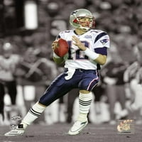 Tom Brady Super Bowl XXXI Spotlight Action FOTO Print