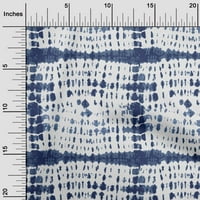 Onuone pamučna svila mornarica plava tkanina Tie & Dye shibori haljina materijal materijal tkanina za