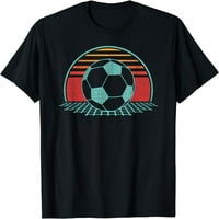 Žene vrhovi nogometne lopte Retro Vintage majica Poklon posada za zabavu Majice TEE