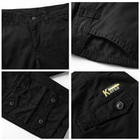 Leesechin muns Cargo Shorts Clearence Radne odjećne kratke hlače Slim Fit Multi džepni zatvarač ravna