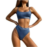 Žene kupaćih kostima Bikini High Struk Stručni komični kostim za kupanje plus veličine kupaći kostim