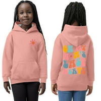 Ealityy Toddler Djevojka Duks teška mješavina dukserica sa kapuljačom Lagana pulover TODLLER HOODIES