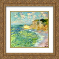 Claude Monet Matted Gold Ornate uokvirene litice umjetnosti u Amontu '