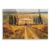Epic Art 'Toscana Vigna Special' autor Marilyn Hageman, akril staklene zidne umjetnosti, 16 x12