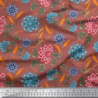 Soimoi velvet tkanina odlazi i cvjetna umjetnička tkanina za ispis sa širokim dvorištem