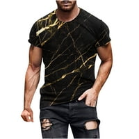 Muški vrhovi moda 3d tiskani casual majica kratkih rukava za muškarce grafički tee okrugli vrat pulover