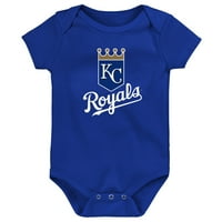 Novorođenče i novorođenčad Royal Kansas City Royals Primarnog tima Logo Bodiysuit