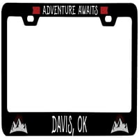 Davis Oklahoma Vanity Metal Licency Frame