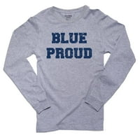 Plavi ponos - Policijski ponos podržava mušku majicu dugih rukava