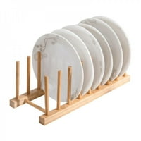 Oakree Vis Svision Kvalitetni kuglica za suđe od bambusa Book Pot Potpitni poklopac Rezanje ploča za sušenje, sa visokim kapacitetom za težinu