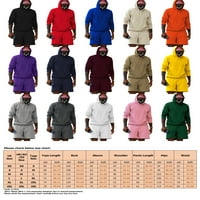 Paille muškarci TrackSits Outfits Outfits Hood Jogger setovi Ležerne prilike za teretanu HOLIO SET CAMEL