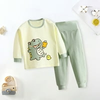 ROVGA Ljetni toddler Boys Outfits Spring Nove hlače sa visokim strukom + slatki crtani uzorak majica