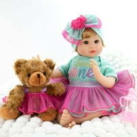 Milidool Reborn Baby Dolls Realistic LifeLike ponderirane lutke djevojke za djecu 3+