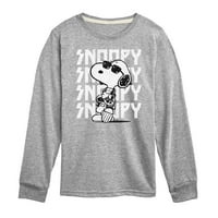 Kikiriki - Snoopy Rock Ime Ponovite - grafička majica dugih rukava i mlade