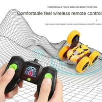 Shakub Deca daljinski upravljač Kaskani automobili igračke 2.4GHz dvostrano 360 ° rotirajuće