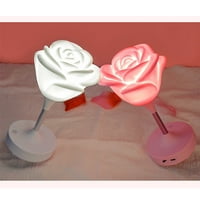3D ruže u obliku ruže USB punjive svjetiljke dodirne noćne postavke zatamnjene ukrasne romantične lampe