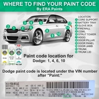Boje kompatibilne sa Dodge Dakota 2008- tačno utakmica Dodirnite Paint Clear Primer i osnovni komplet