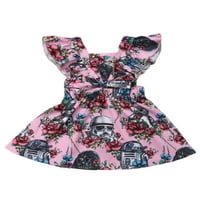 Pudcoco Toddler Kid Baby Girl Star Wars Partyant Tutu haljina odijevanje