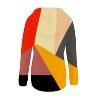 Ženske ležerne dukseve pulover vrhove nacrtajući dugme za dugih rukava niz duksevi padajuća sastojina