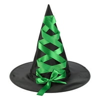 Dekorativni rekviziti za glavu Bow Hat Witch dječji šešir bejzbol kape zelene jedna veličina