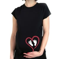 Ženska digitalna ljubavna majica s kratkim rukavima s kratkim rukavima
