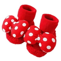Čarape za bebe češljane pamučne slatke zimske tople meke klizne čarape