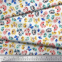 Soimoi pamučna patch tkanina cvijet umjetnički dekor tkanina tiskano dvorište široko