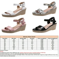 Sanviglor Womens Pumpe cipele platforme Wedge Sandale Plaža Espadrilles Sandal Party Comfort lagana