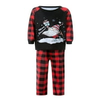Božićni podudaranje porodice pidžama Set Muškarci Žene Djeca Dječja dječja dječja spavaća odjeća Xmas
