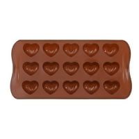 Grid Heart Silikonska kolač čokoladni kalup silikonski pevački kalup za diy tortu mousse desert 3D Ljubav
